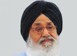 ખેડૂતોના સમર્થનમાં પંજાબના પૂર્વ CM બાદલ,પદ્મવિભૂષણ પરત કર્યો