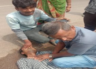 બગસરા પાલિકાના નિવૃત્ત ફાયર સ્ટેશનના કર્મચારીએ રાહદારીનો જીવ બચાવ્યો