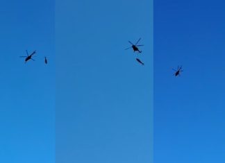 રિપેરિંગ માટે એરલિફ્ટ કરવામાં આવેલ હેલિકોપ્ટર અચાનક નીચે ખાબક્યું, જુઓ વીડિયો