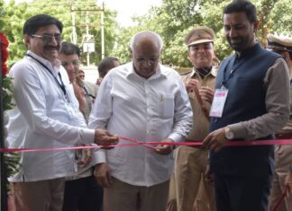 અમરેલી: CM ભૂપેન્દ્ર પટેલે ધારી ખાતે રુ.૩૨.૧૩ કરોડના ખર્ચે નિર્મિત પોલીસ સ્ટેશન, DYSP ઓફિસ અને પોલીસ આવાસોનું લોકાર્પણ કર્યું