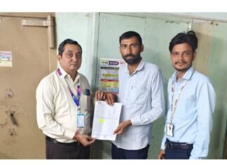 ખાંભા તાલુકાના દાઢીયાળી ગામના અકસ્માતે મૃત્યુ પામેલ વ્યક્તિના પરિવારજનોને ₹20 લાખ ઇન્સ્યોરન્સ આપતું SBI જનરલ ઇન્સ્યોરન્સ