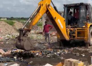 Amreli: બગસરા પોલીસ સ્ટેશનમાં 909 વિદેશી દારૂની બોટલો પર ફરી વળ્યું બુલડોઝર