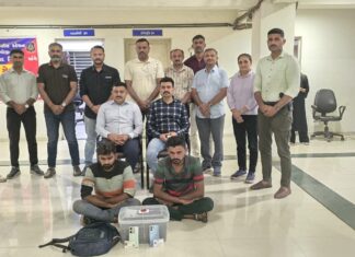 રાજકોટમાં 3 કિલો ગાંજા સાથે બે શખ્સોની ધરપકડ, ₹16.71 લાખનો મુદ્દામાલ જપ્ત…