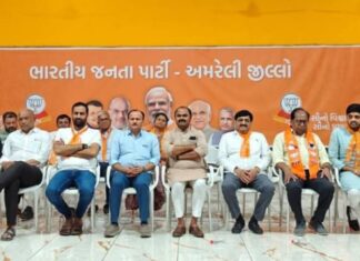 મુખ્યમંત્રી અને પ્રદેશ ભાજપ પ્રમુખના અમરેલી આગમનને લઈને જીલ્લા ભાજપની આયોજન બેઠક યોજાઈ…