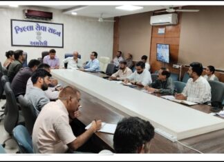 અમરેલીમાં ભારે વરસાદની આગાહી: કલેક્ટરની ઉચ્ચસ્તરીય બેઠક, તમામ વિભાગોને એલર્ટ પર રહેવા સૂચના
