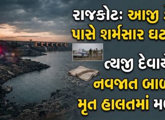 રાજકોટ: આજીડેમ પાસેથી ત્યજી દેવાયેલું નવજાત બાળક મૃત હાલતમાં મળી આવ્યું…