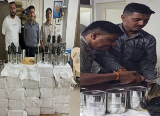 રાજકોટ: ફેસ પેક અને સ્કિન કેર જેલના ખોટા બિલની આડમાં દારૂની હેરાફેરી, PCBએ 924 બોટલ ઝડપી…