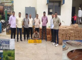 ચોટીલા હાઈવે પર પેટ્રોલ ટેન્કરમાંથી લાખોની કિંમતનો વિદેશી દારૂ ઝડપાયો…