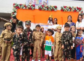 વિદ્યા વર્લ્ડ પ્લે હાઉસ ખાતે દેશભક્તિમય માહોલમાં સ્વાતંત્ર્ય દિવસની ઉજવણી