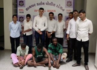 રાજકોટ ગ્રામ્ય સાયબર ક્રાઇમ પોલીસે કરી ત્રણ આફ્રિકન નાગરિકોની ધરપકડ : ફ્રેન્ડશિપથી ઠગાઈનો પર્દાફાશ…