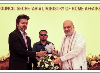 સીમાંકન મુદ્દે તમિલનાડુમાં રાજકીય ઘમાસાણ: અમિત શાહ સાથે મુલાકાત બાદ વિજય સરકારની સ્પષ્ટતા