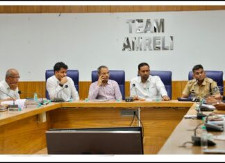 અમરેલીમાં 80મા સ્વાતંત્ર્ય પર્વની તૈયારીઓની સમીક્ષા: ઉર્જા રાજ્યમંત્રી કૌશિક વેકરીયાના અધ્યક્ષસ્થાને બેઠક યોજાઈ
